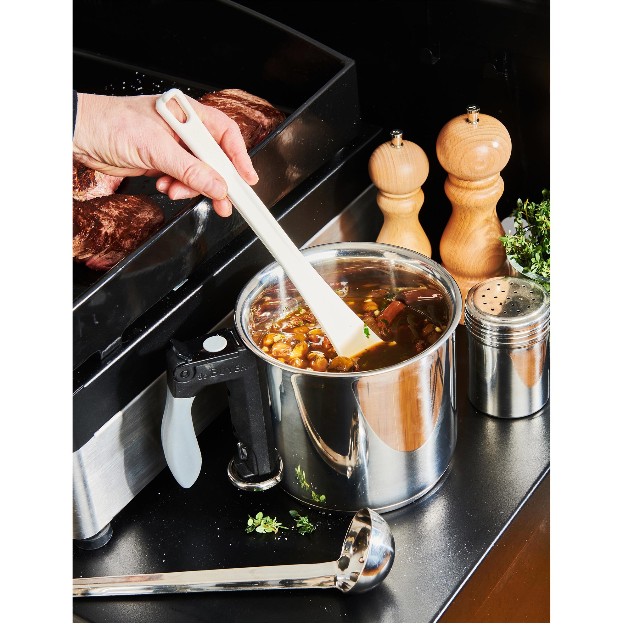 Nerezový hrnec na vodní lázeň de Buyer 1,5l_1