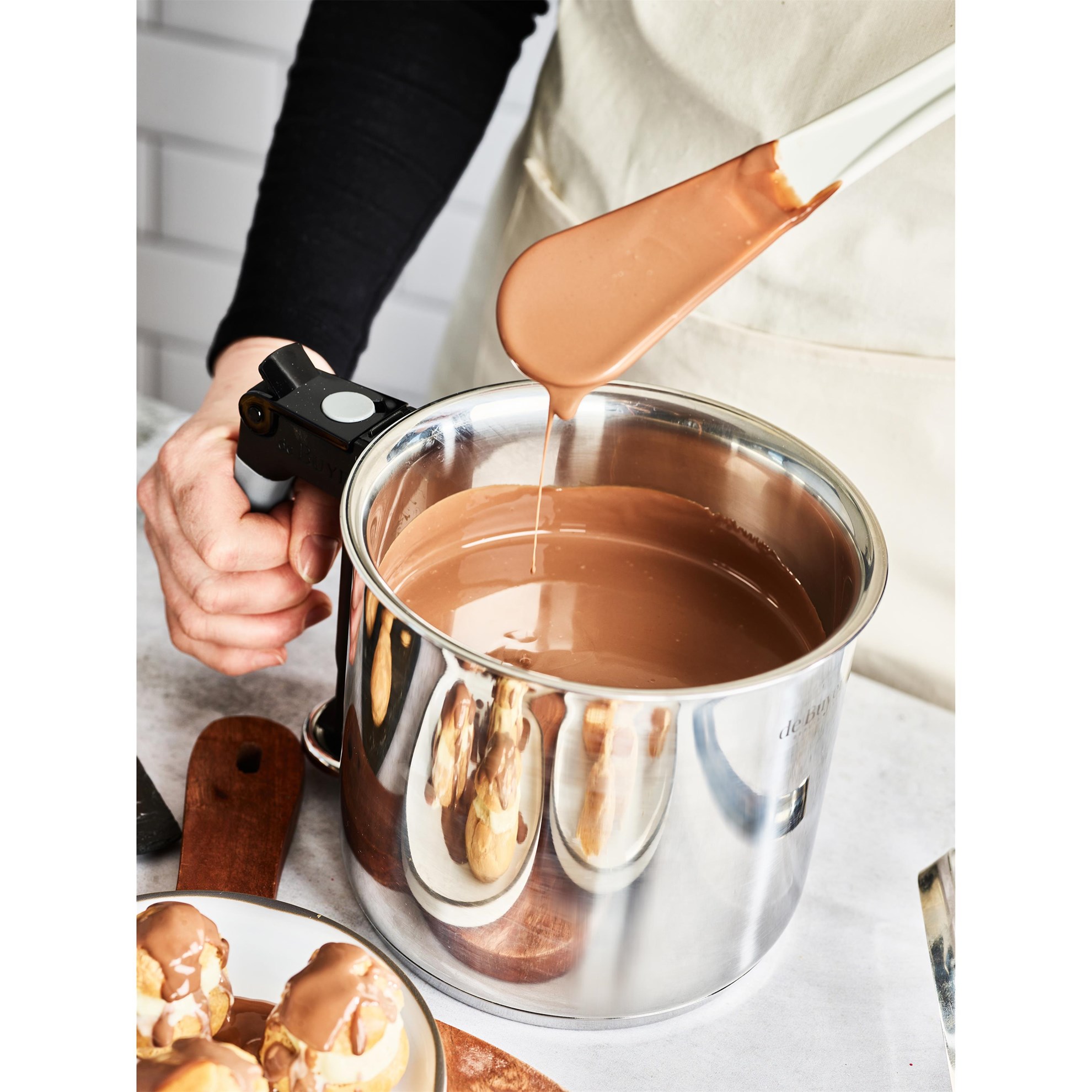 Nerezový hrnec na vodní lázeň de Buyer 1,5l_2