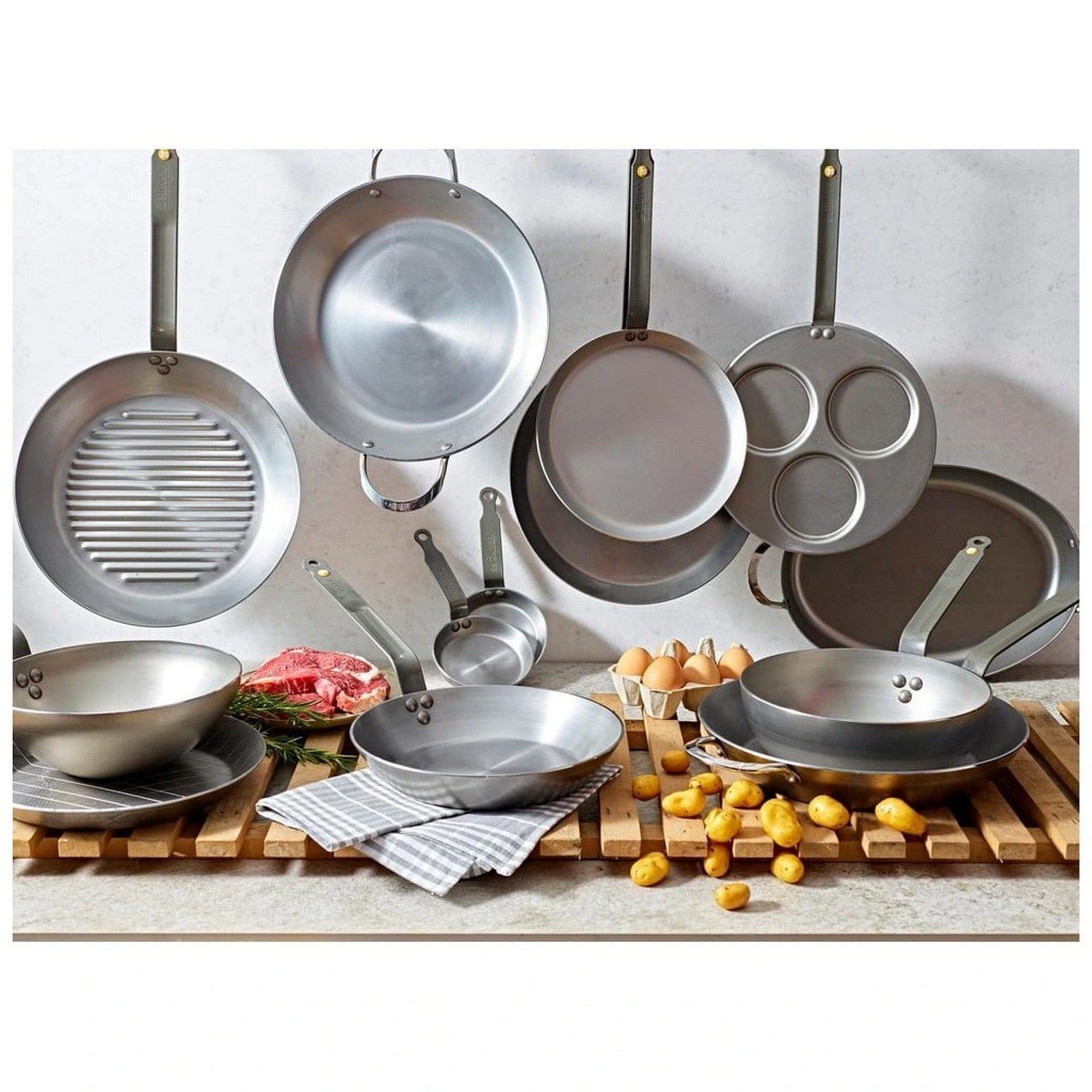 Ocelová grilovací pánev de Buyer MINERAL B P.26cm_6