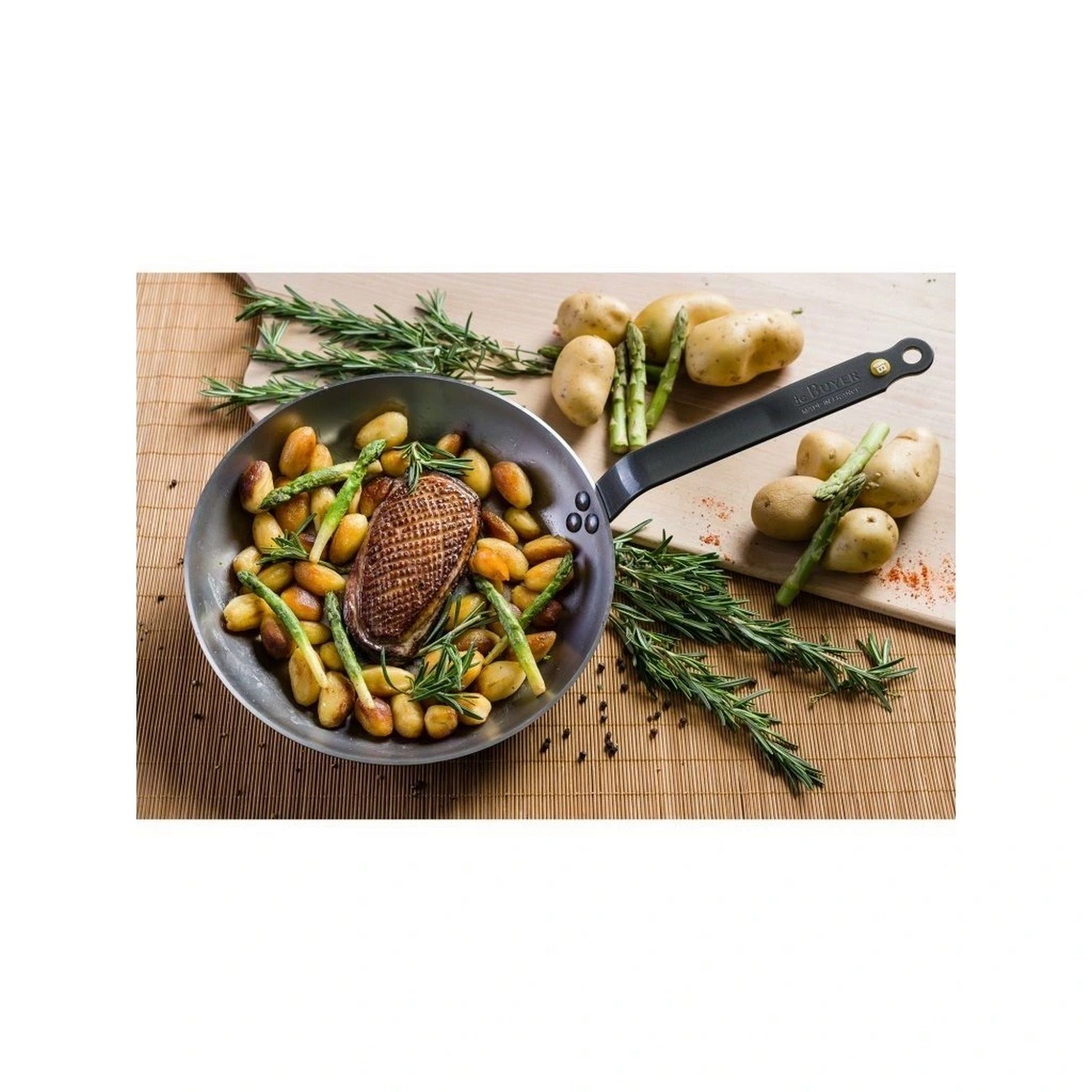 Ocelová hluboká pánev de Buyer MINERAL B P.24cm 2,5l_7