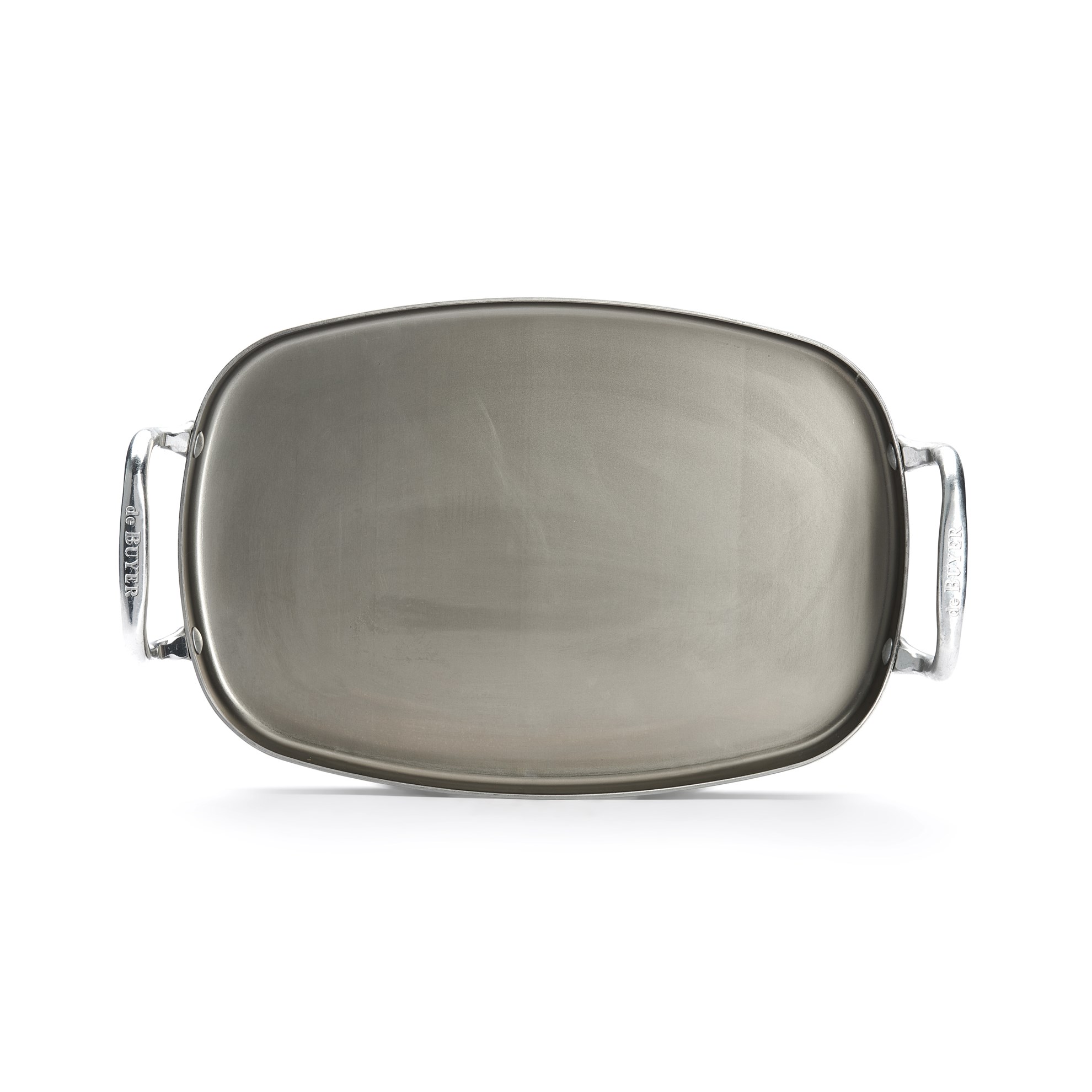 Oválná pánev ke grilování Plancha de Buyer MINERAL B 38x26cm hladká_2