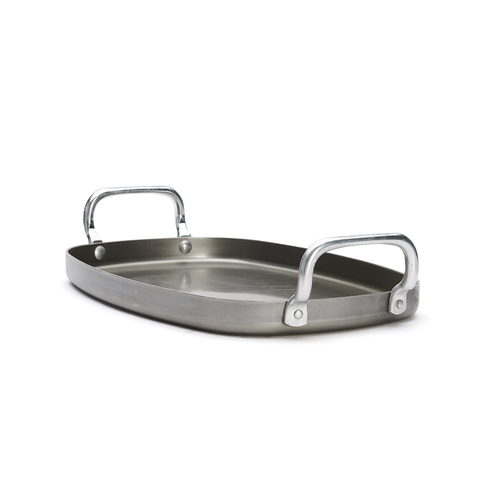 Oválná pánev ke grilování Plancha de Buyer MINERAL B 38x26cm hladká_4