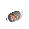 Oválná pánev ke grilování Plancha de Buyer MINERAL B 38x26cm vroubky_0