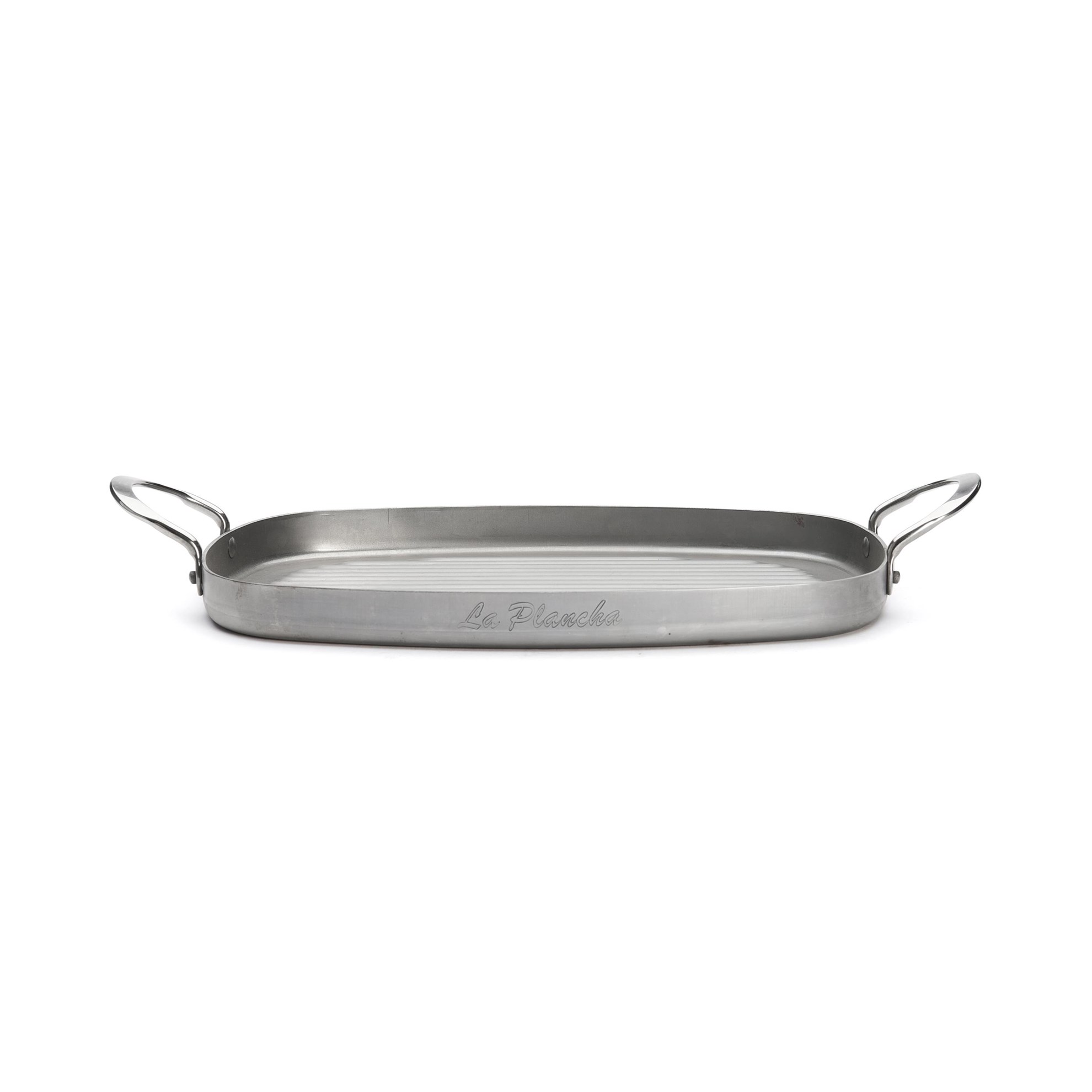 Oválná pánev ke grilování Plancha de Buyer MINERAL B 38x26cm vroubky_2