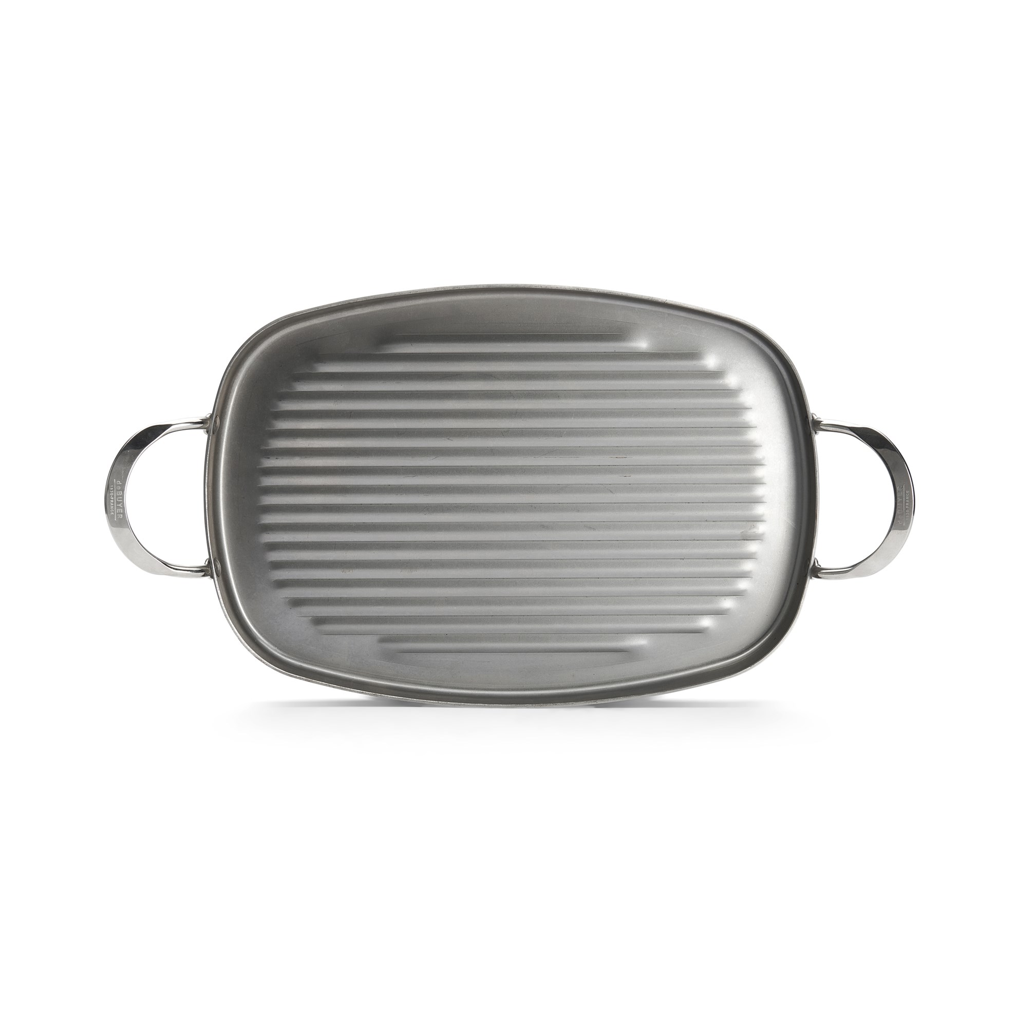 Oválná pánev ke grilování Plancha de Buyer MINERAL B 38x26cm vroubky_3