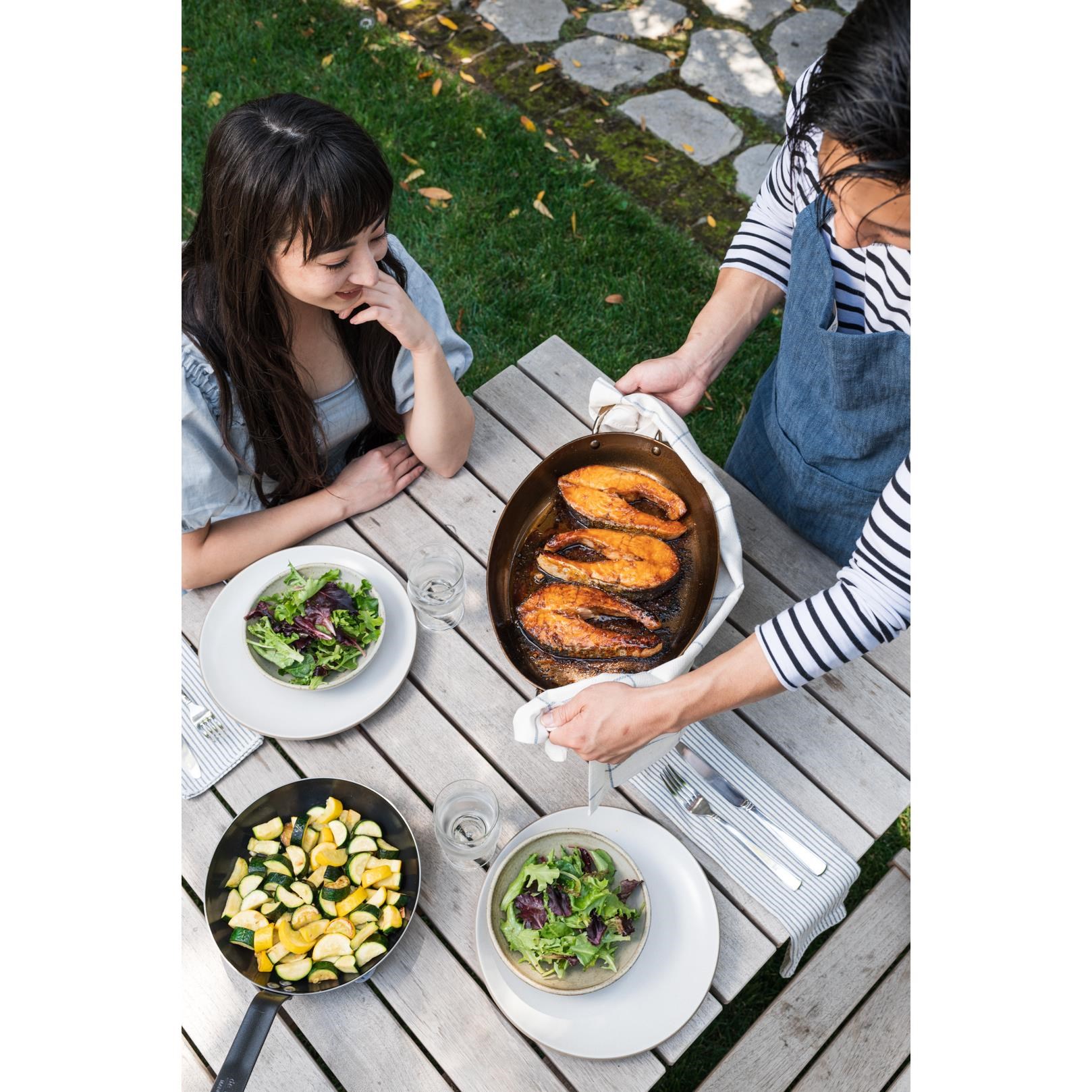 Ocelová oválná pánev de Buyer MINERAL B D.36cm_6