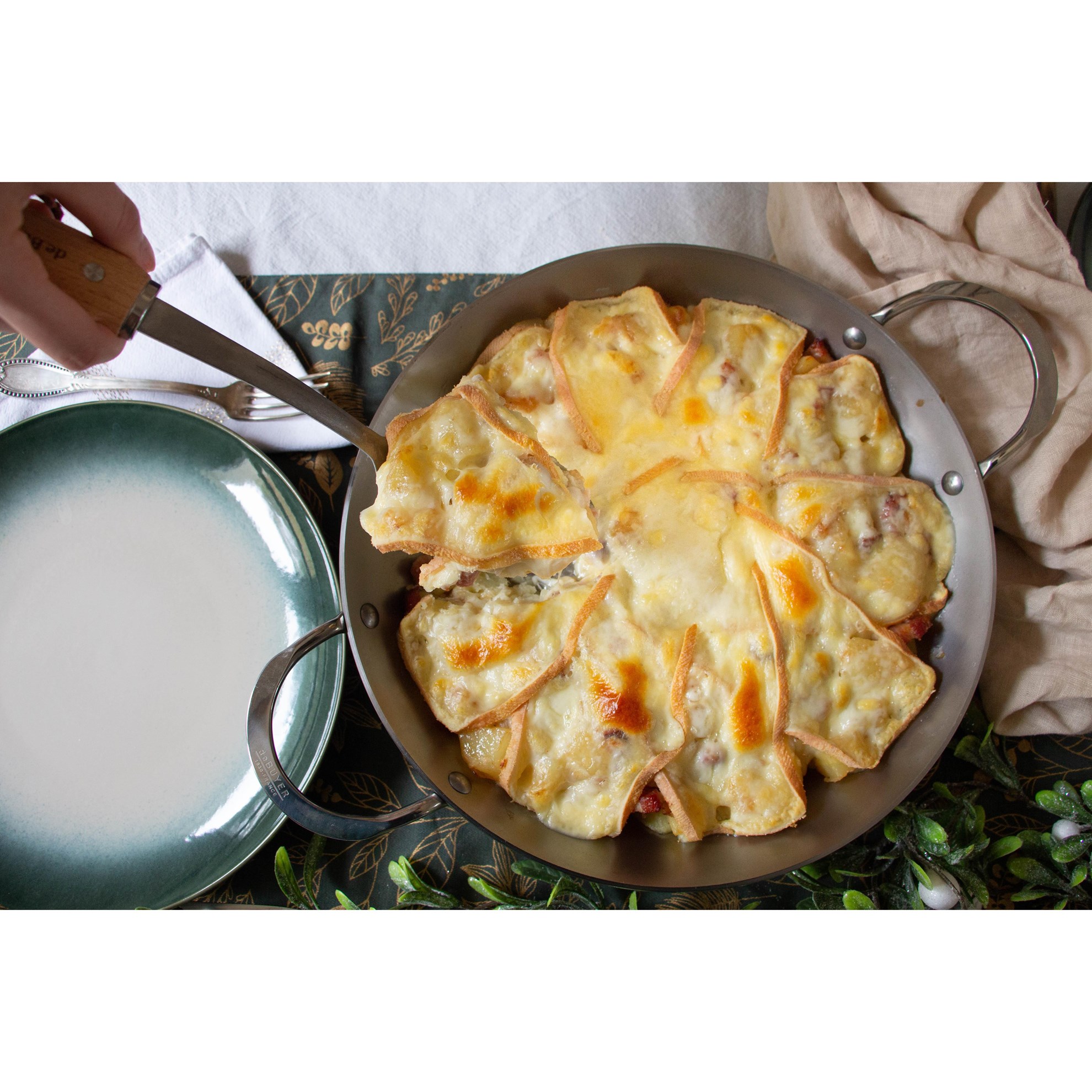 Ocelová pánev na paellu de Buyer MINERAL B P.32cm 2,7l_0