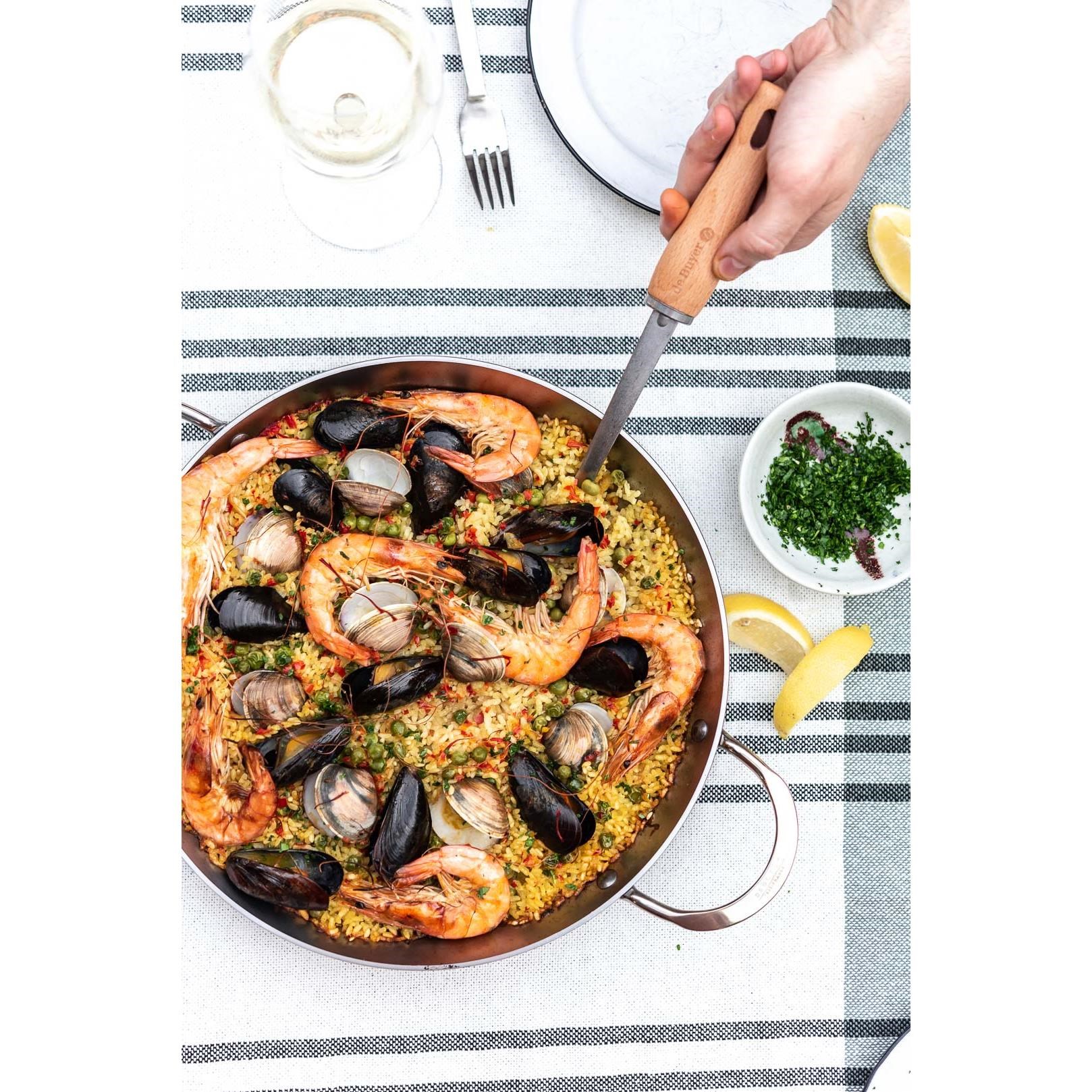 Ocelová pánev na paellu de Buyer MINERAL B P.32cm 2,7l_9