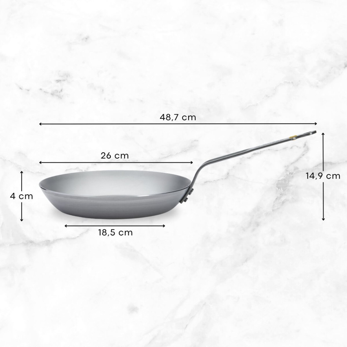 Ocelová pánev de Buyer MINERAL B P.26cm 1,6l_8