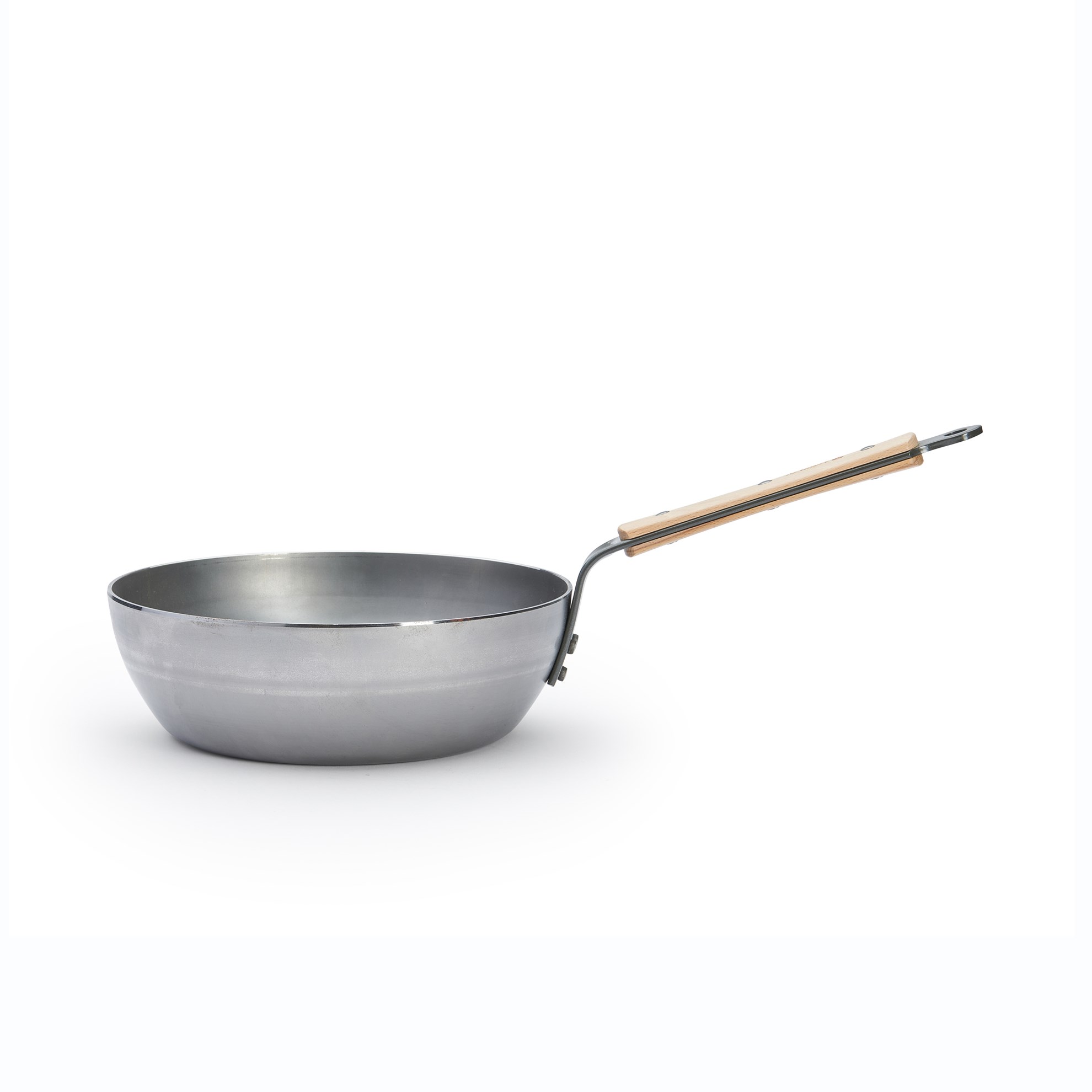 Ocelová hluboká pánev de Buyer MINERAL B BOIS P.24cm 2,5l_2