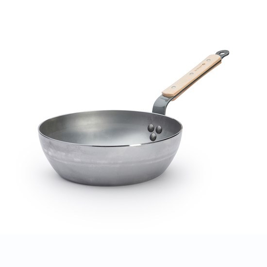 Ocelová hluboká pánev de Buyer MINERAL B BOIS P.24cm 2,5l_4