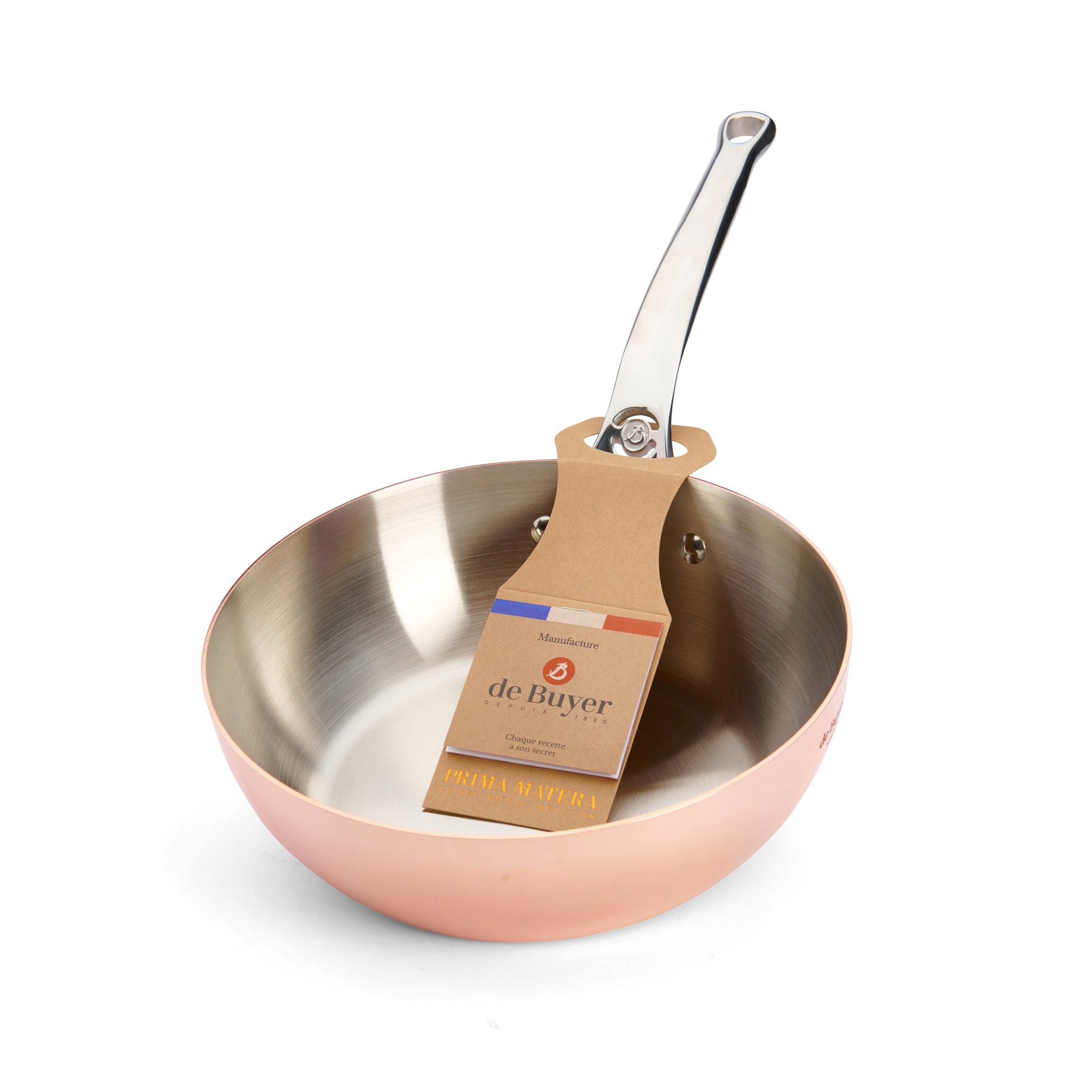 Měděná hluboká pánev de Buyer PRIMA MATERA P.24cm 3,1l_0