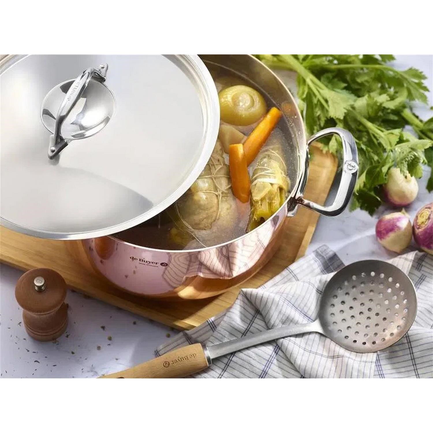 Měděný hrnec s poklicí de Buyer PRIMA MATERA P.20cm 5,7l_0