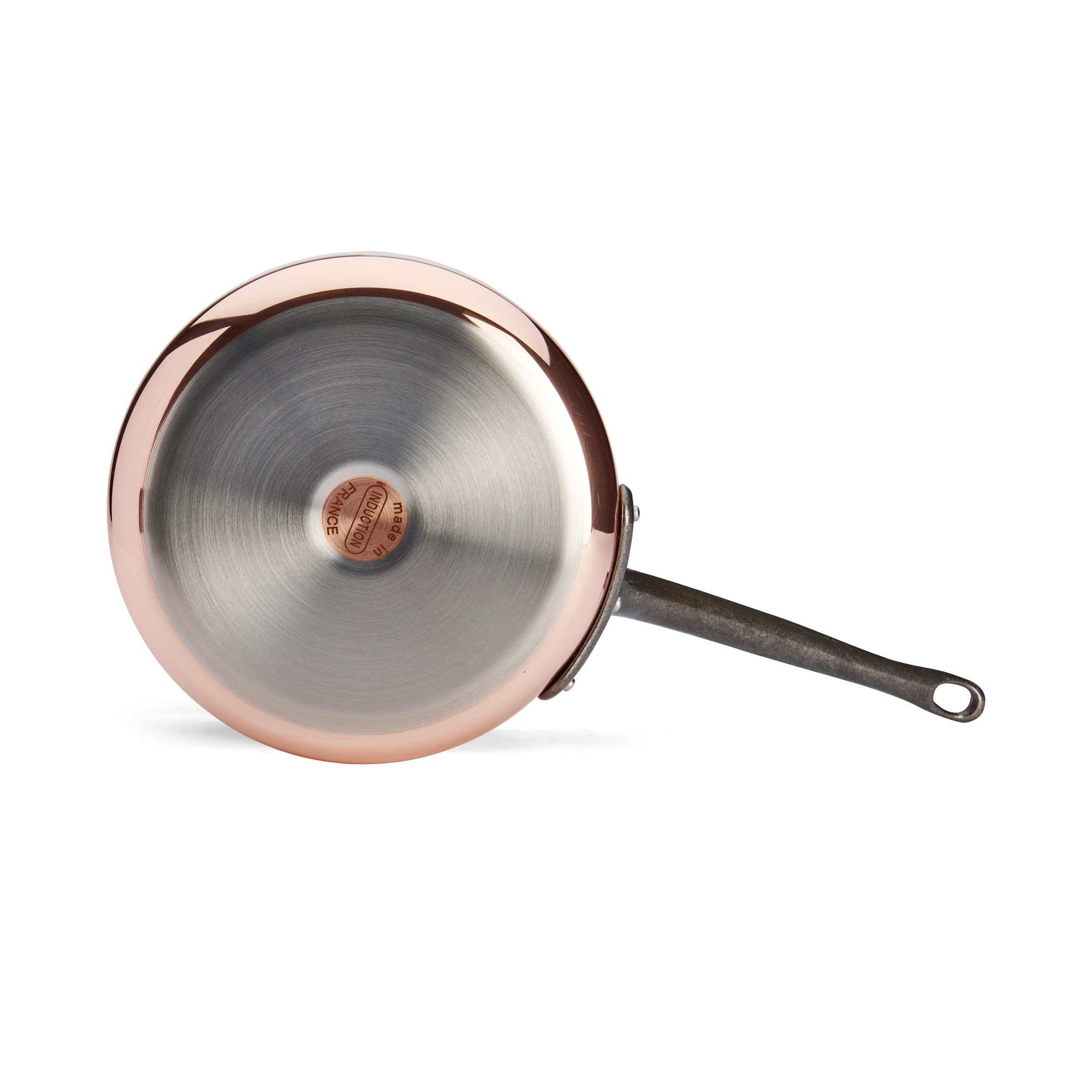 Měděná pánev soté de Buyer PRIMA MATERA P.24cm 3 l tmavá rukojeť_4