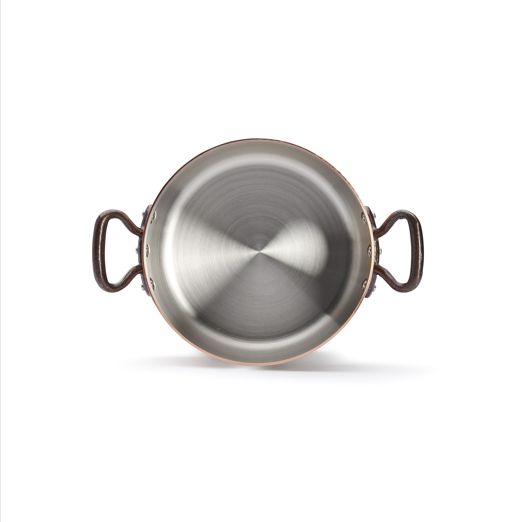 Měděný hrnec s poklicí de Buyer PRIMA MATERA P.20cm 3,3l tmavá rukojeť_3
