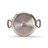Měděný hrnec s poklicí de Buyer PRIMA MATERA P.24cm 5,4l tmavá rukojeť_4