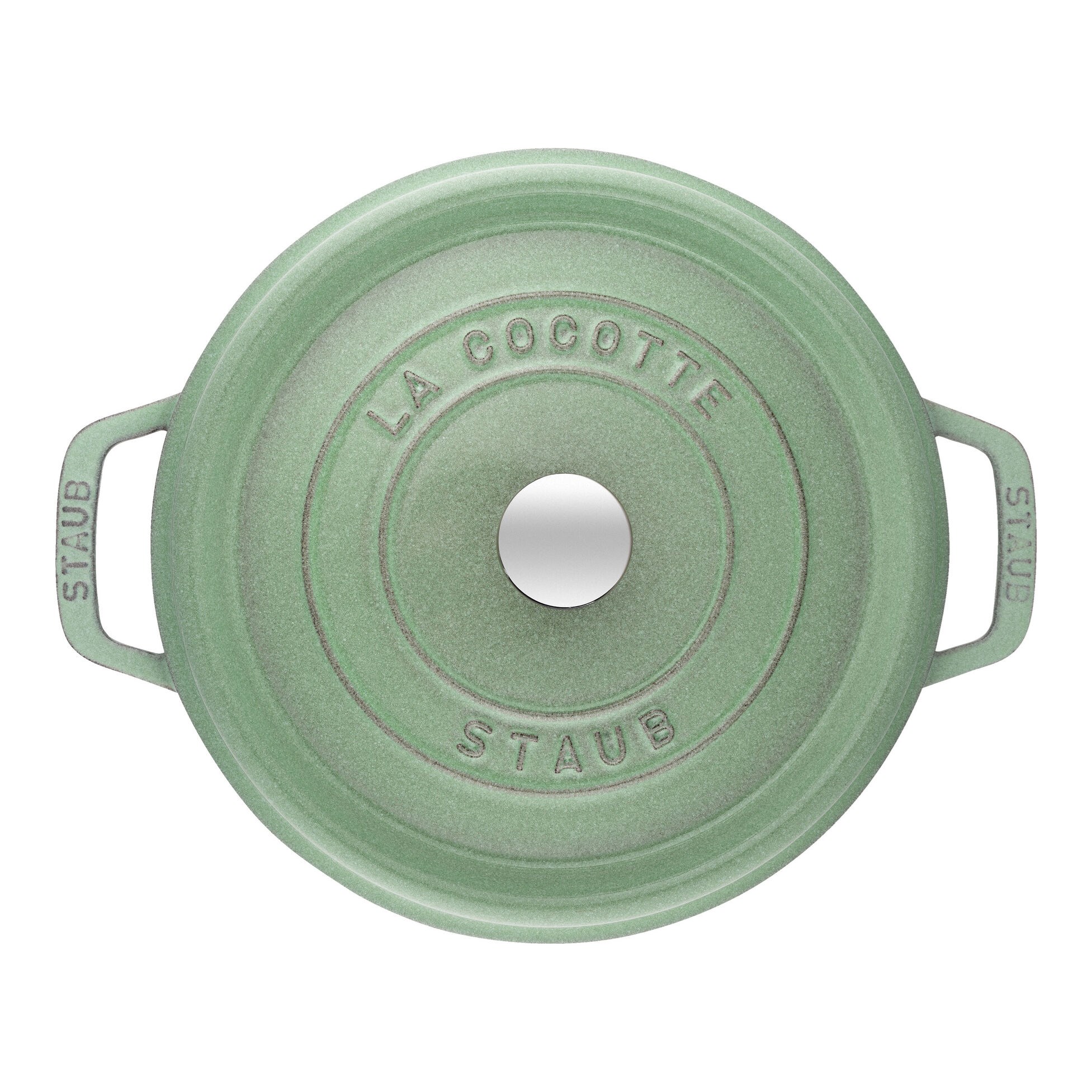 Hrnec STAUB kulatý 24 cm šalvějově zelený 3,8l_0
