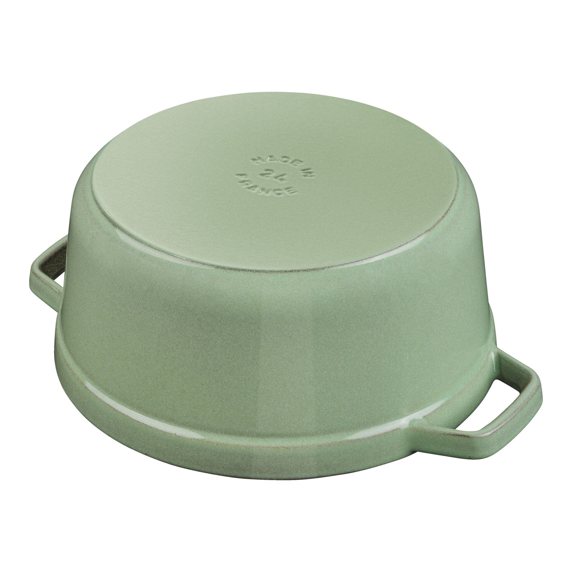 Hrnec STAUB kulatý 24 cm šalvějově zelený 3,8l_3