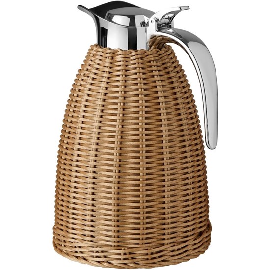 Termoska s polyratanovým opletem Ib Laursen hnědá 1,5 l_0