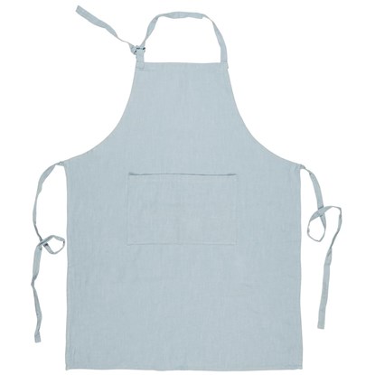 Zástěra s kapsou Ib Laursen light blue_0