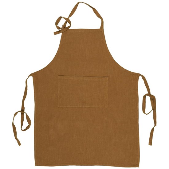 Zástěra s kapsou Ib Laursen cognac_0