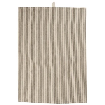 Kuchyňská utěrka Villads Ib Laursen 70x50 cm béžová s černými pruhy_0