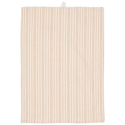 Kuchyňská utěrka Tilde Ib Laursen 70x50 cm přírodní s hnědými pruhy_0