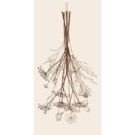 Papírové ubrousky Ib Laursen s motivem podzimní kytice SET/16ks bílé_0