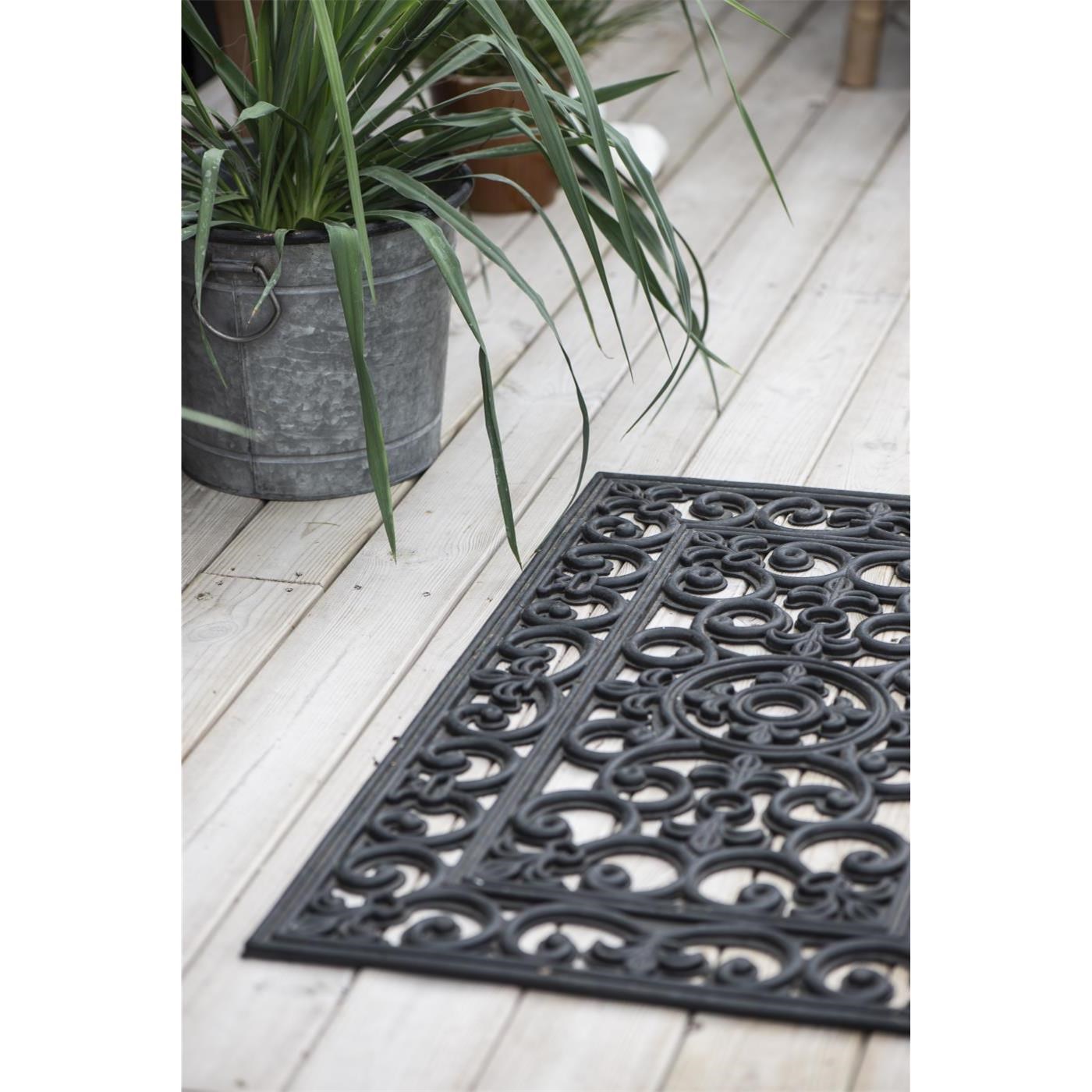 Gumová filigránová rohožka Ib Laursen 75x45 cm_2