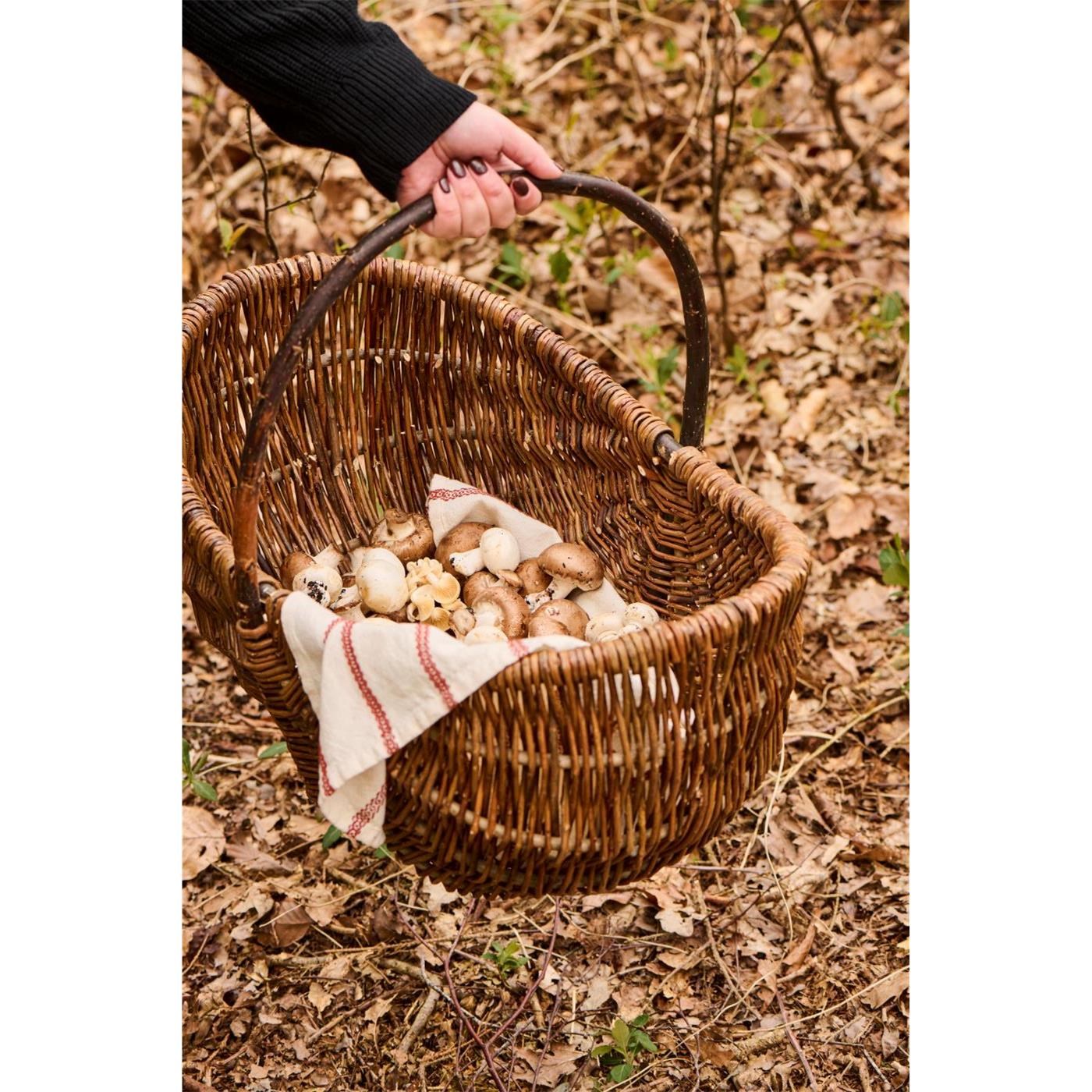 Proutěný košík Ib Laursen oválný D.54 cm_1