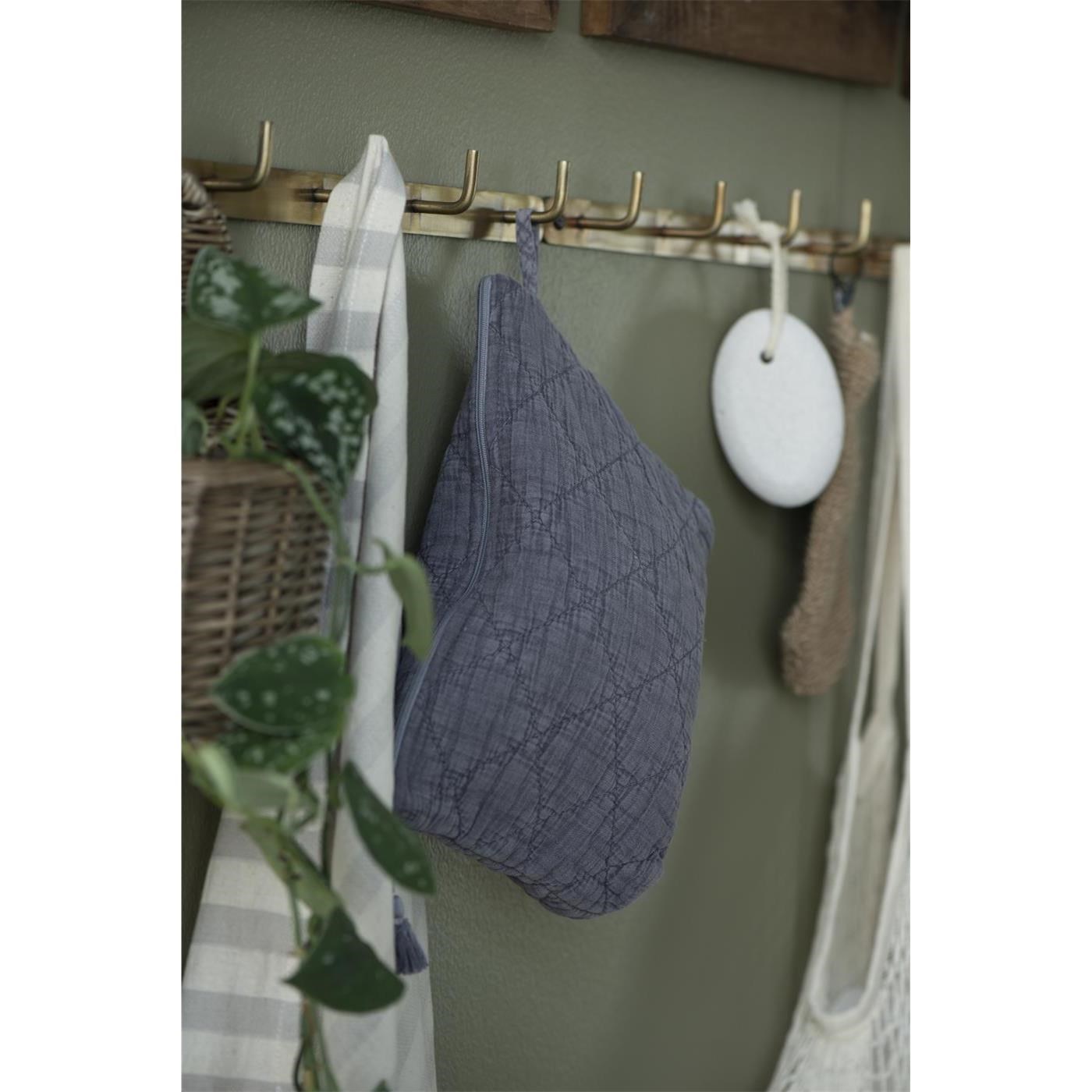 Prošívaná toaletní taška Ib Laursen 28x18 cm purple ash_1