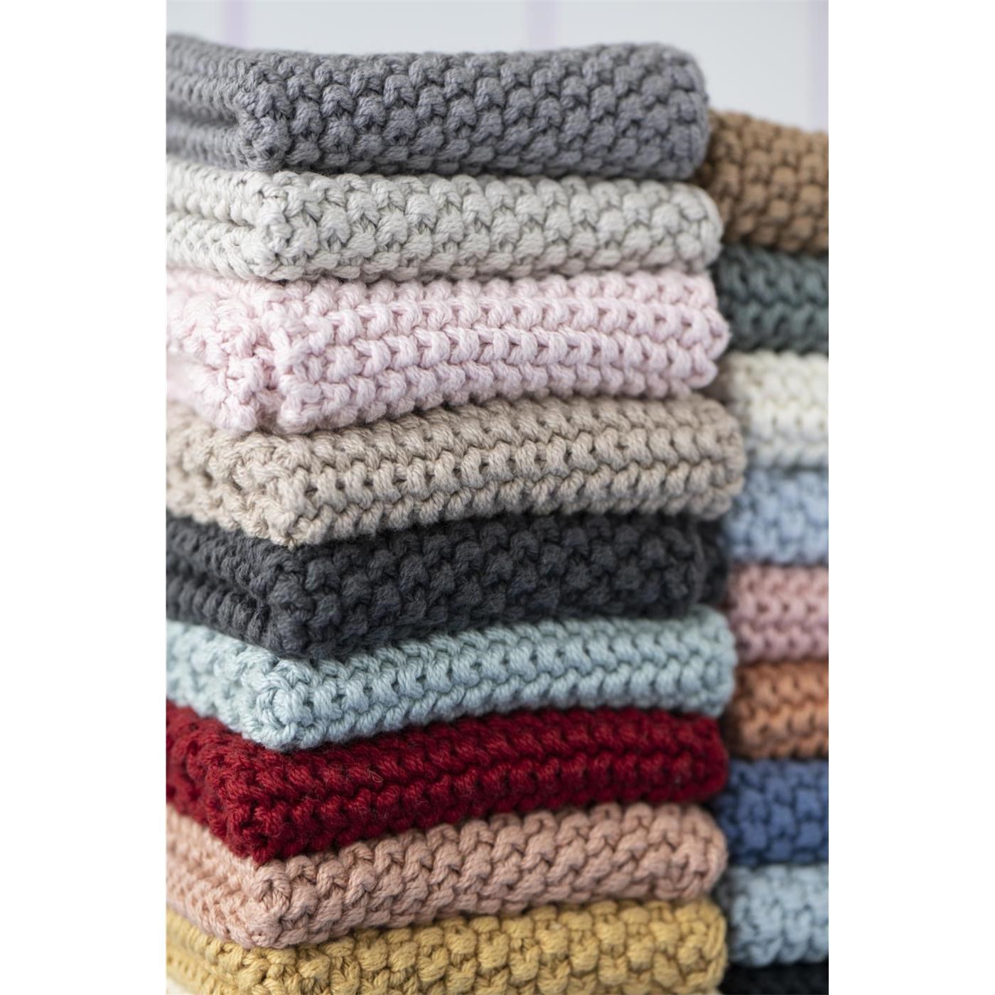 Pletená chňapka Mynte Ib Laursen 22x22 cm písková_1