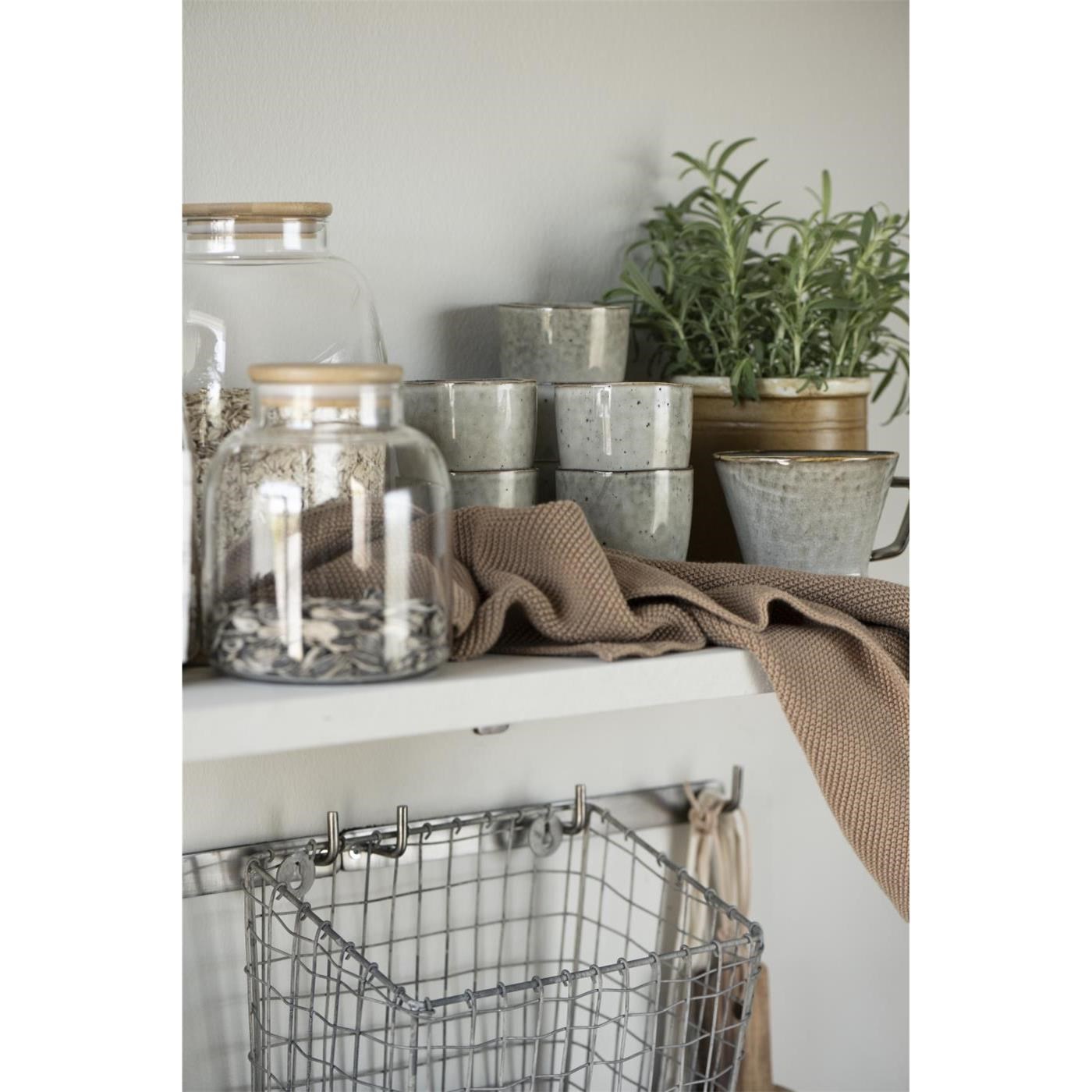 Pletená utěrka Mynte Ib Laursen 60x40 cm medová_3