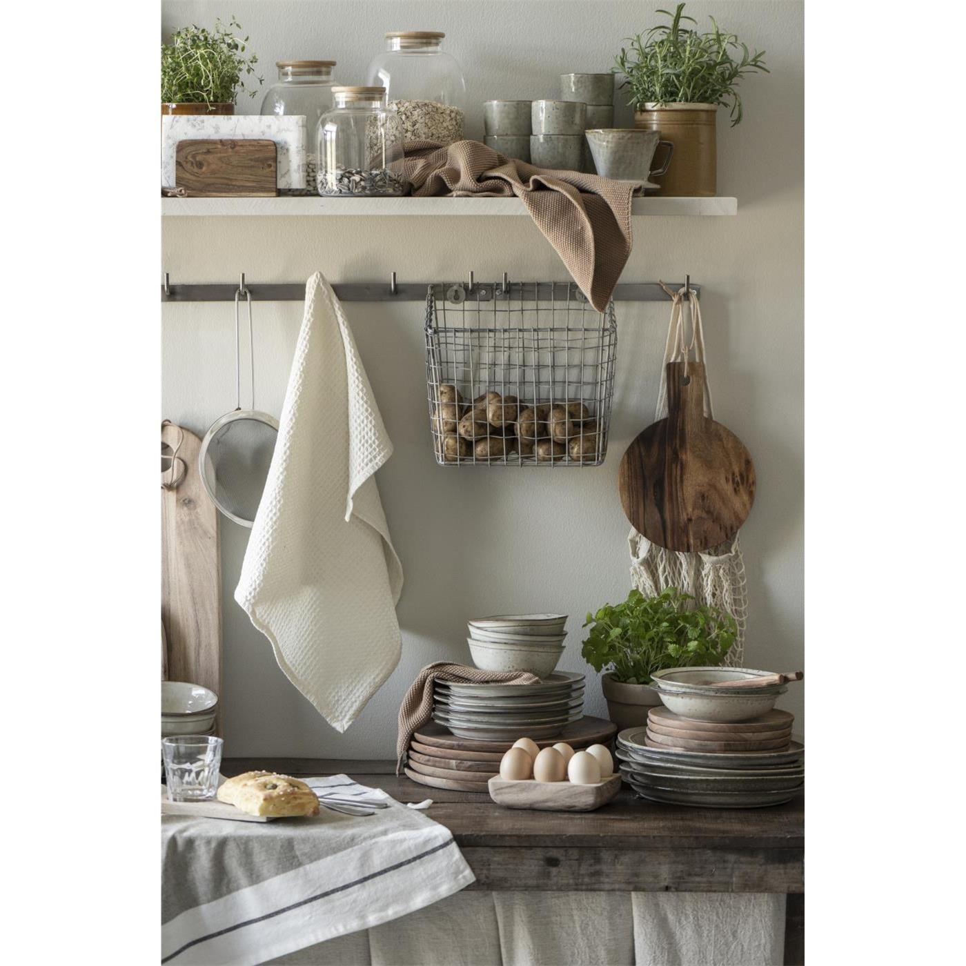 Pletená utěrka Mynte Ib Laursen 60x40 cm medová_5