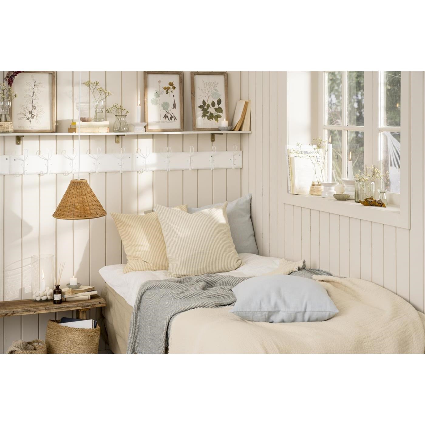 Oboustranný přehoz na postel Ib Laursen 220x150 cm přírodní/ bílá_3