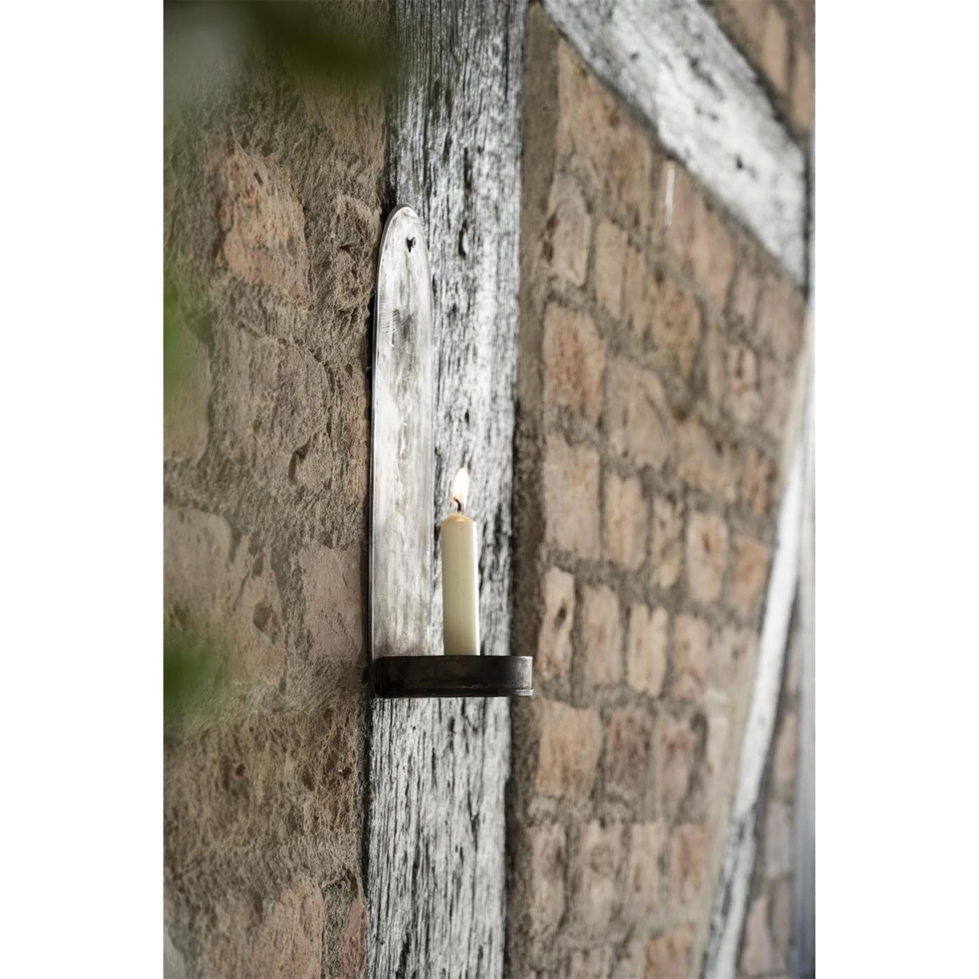 Svíčka Ib Laursen kulatá krátká V.11 cm slonovinově bílá_4