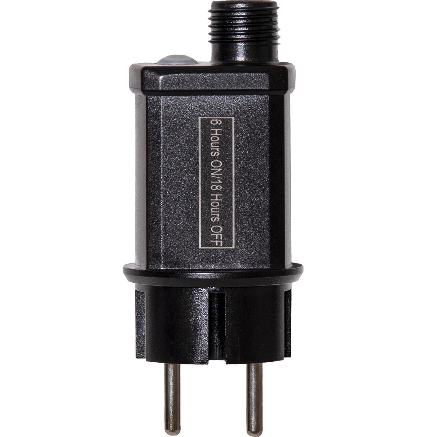 Venkovní LED dekorativní strom ALBERO s časovačem V.2,5m 240 diod černý_1