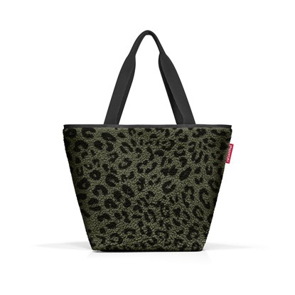Taška přes rameno Reisenthel Shopper M teddy leo olive_2
