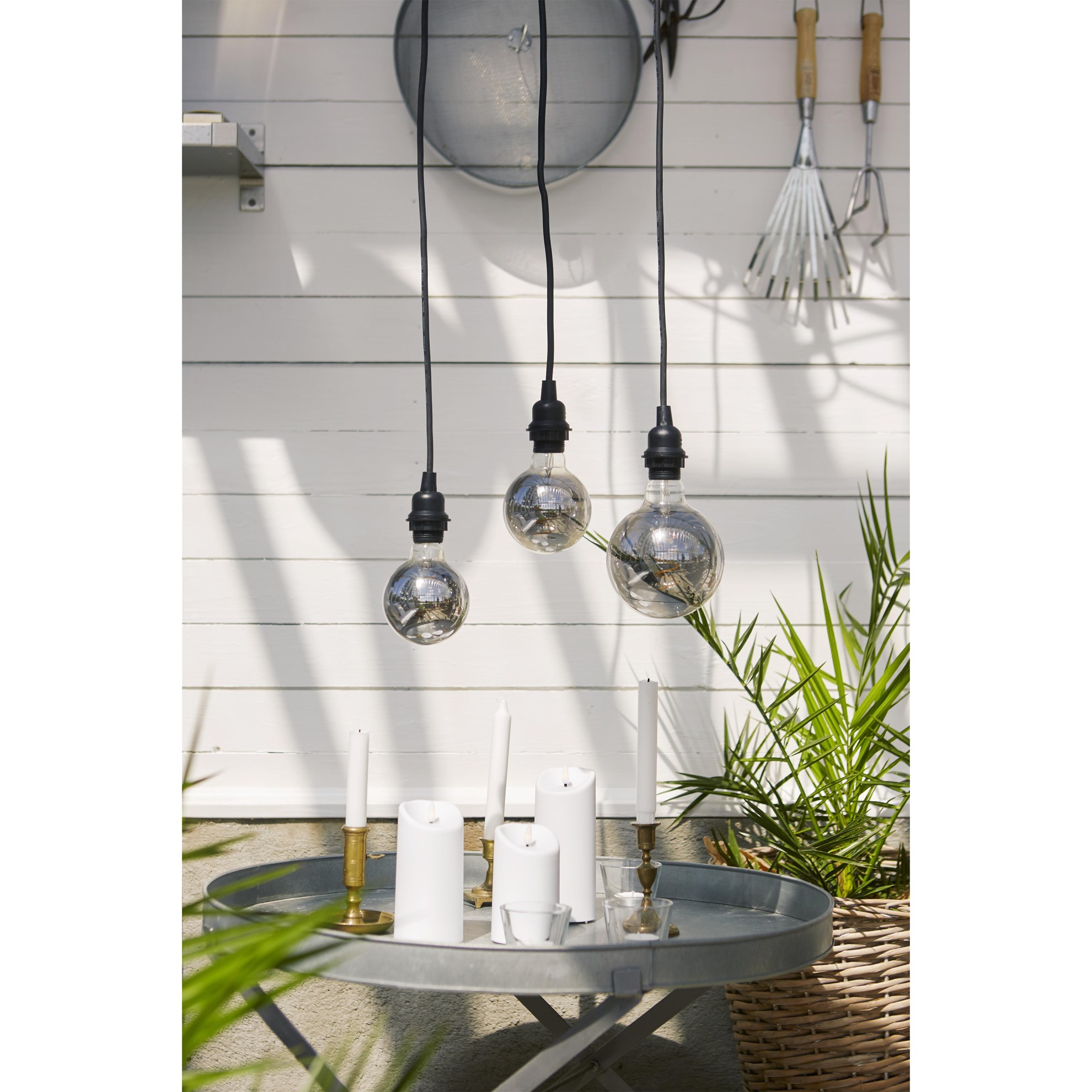 LED svíčky FLAMME SET/2ks V.15cm bílé_1