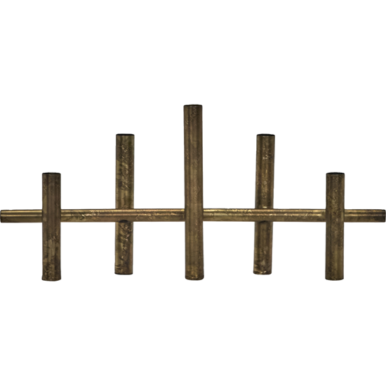 Mosazný svícen House Doctor MAXI D. 45 cm_2