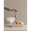 Vánoční odbody Blomus KISEKY P.7cm SET/4ks přírodní dub_3