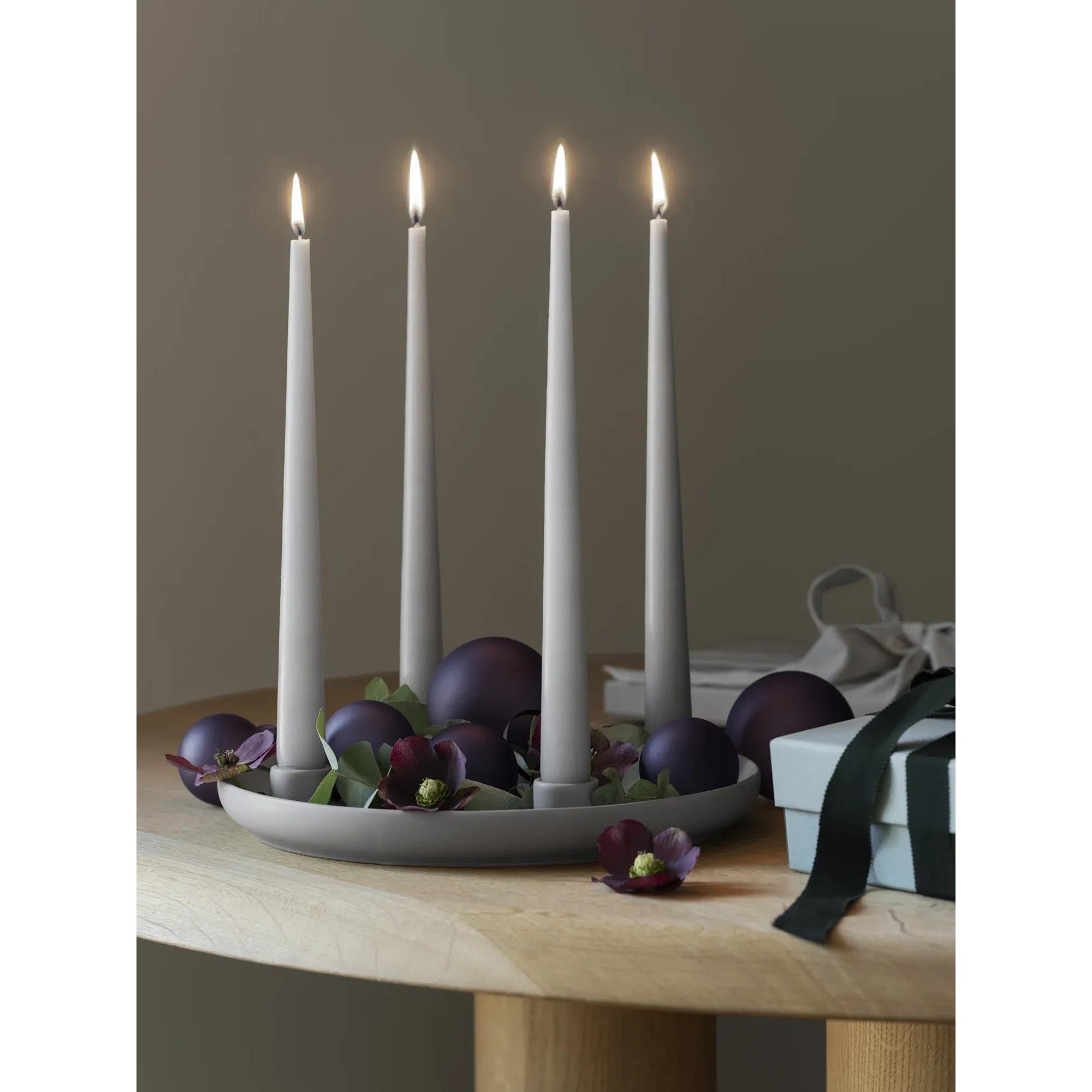 Skleněné ozdoby Blomus JUHLA P.7cm SET/4ks tmavě fialové_0