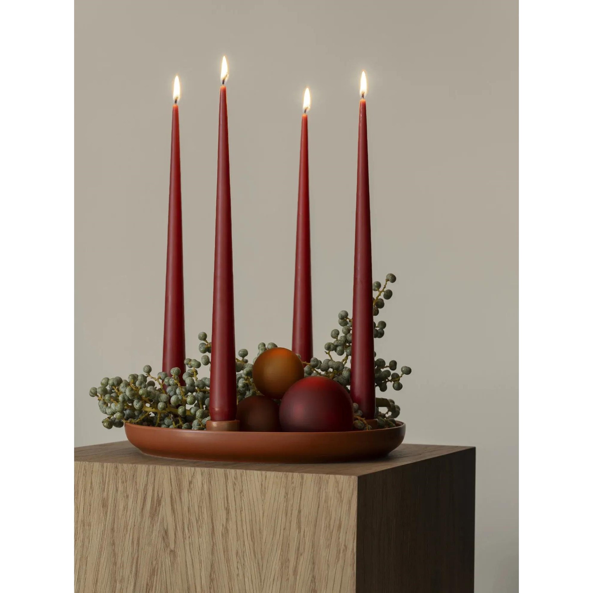 Skleněné ozdoby Blomus JUHLA P.7cm SET/4ks červené_0