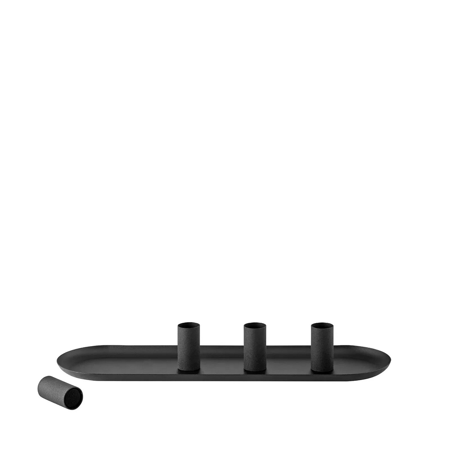 Svícen pro 4 dlouhé svíčky Blomus LOHA D.37cm černý_2