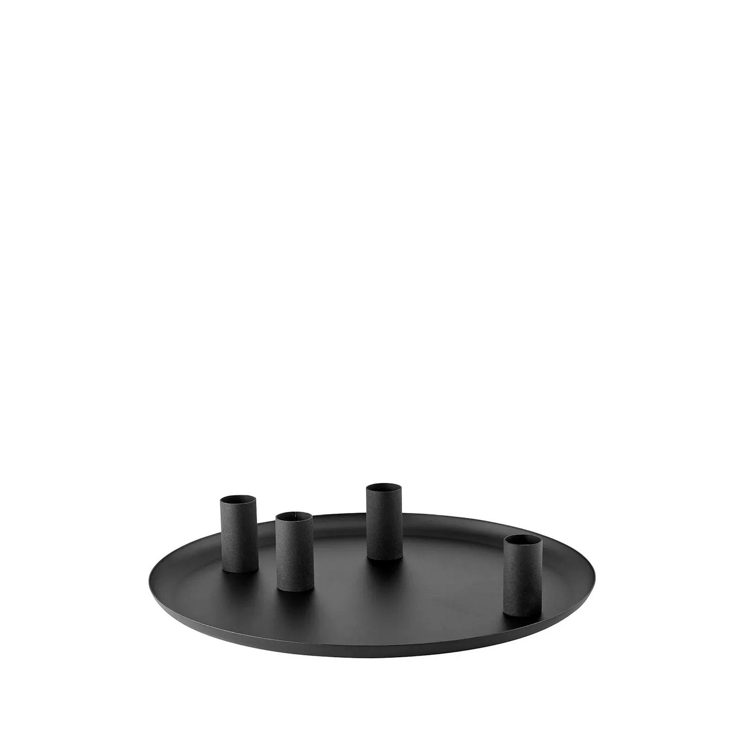 Kulatý svícen Blomus LOHA P.30cm černý_2