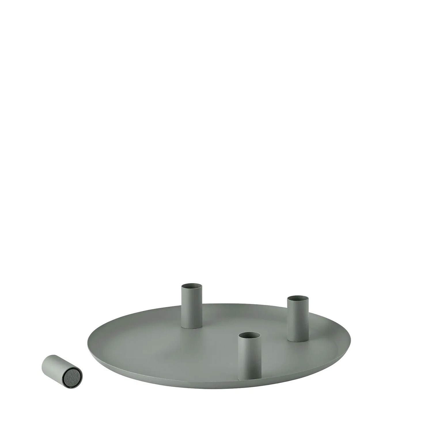 Kulatý svícen Blomus LOHA P.30cm zelený_1