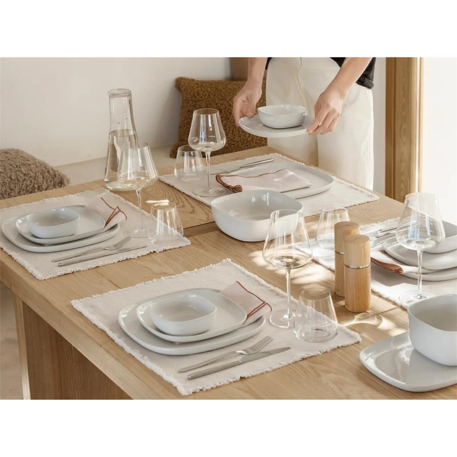 Lněný ubrousek Blomus LINEO 42x42cm slonovinová kost_2