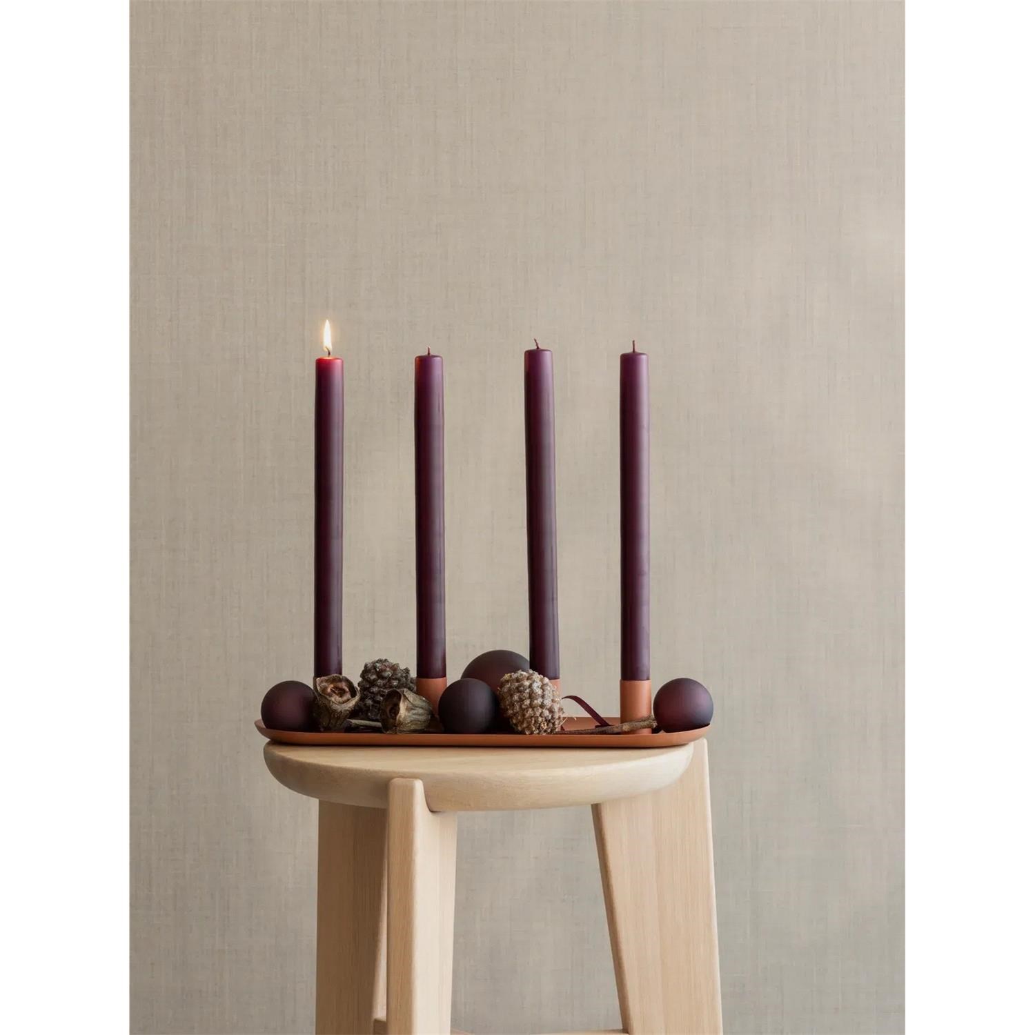 Skleněné ozdoby Blomus JUHLA P.9cm SET/2ks tmavě fialové_1