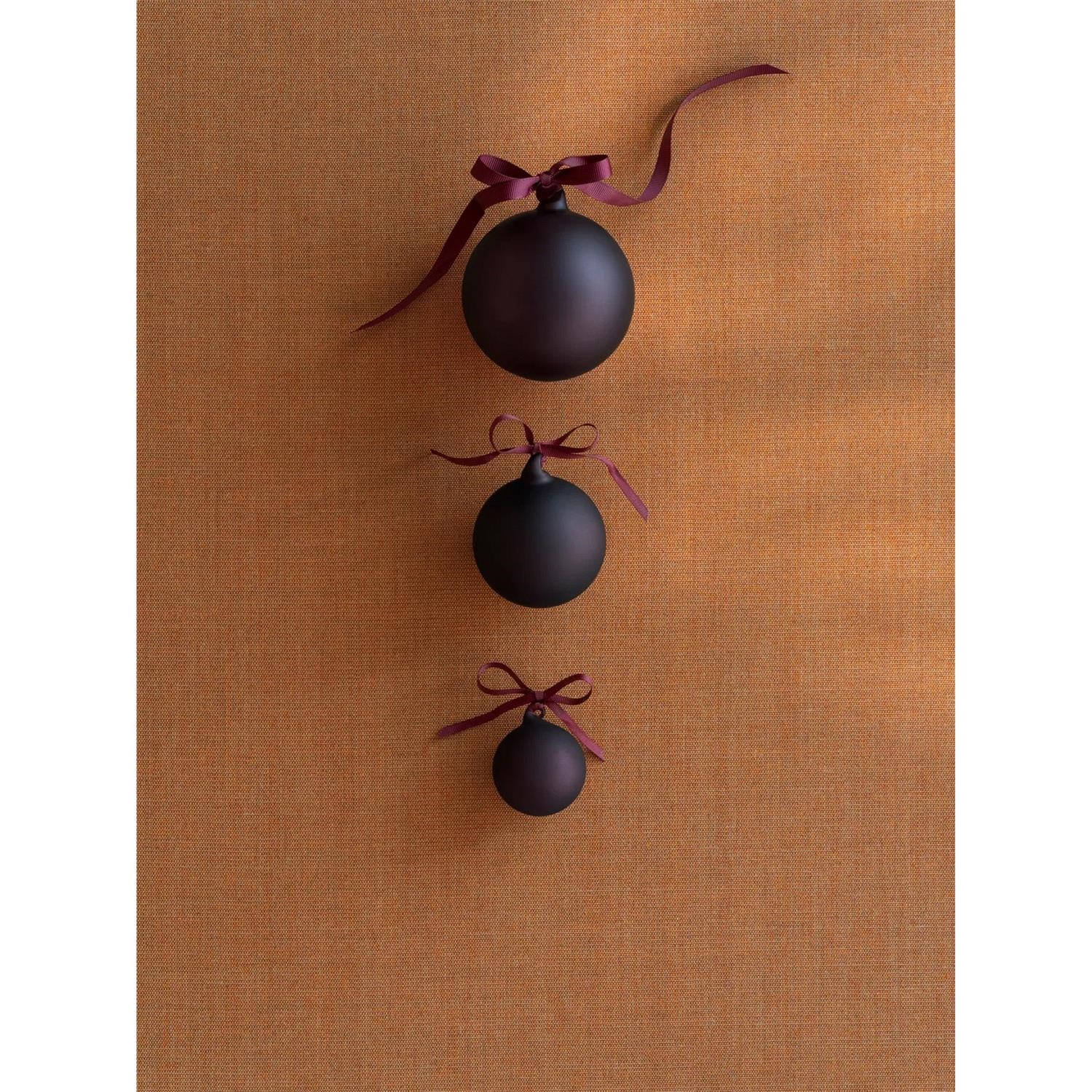 Skleněné ozdoby Blomus JUHLA P.9cm SET/2ks tmavě fialové_2