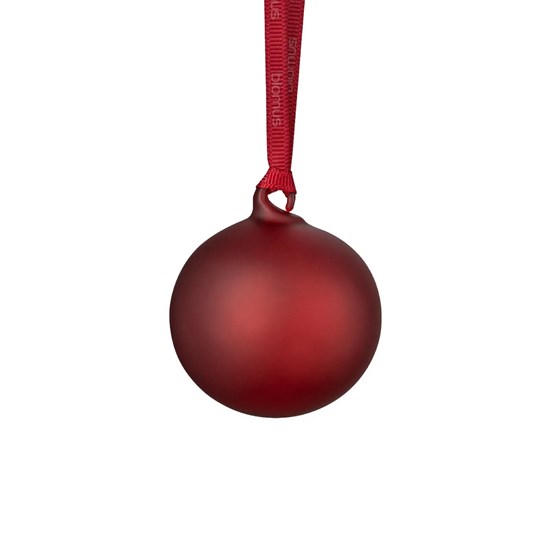 Skleněné ozdoby Blomus JUHLA P.9cm SET/2ks červené_2